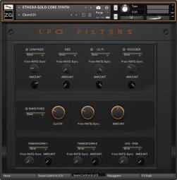 Ethera GUI LFO Filters Ethera GUI LFO Filters