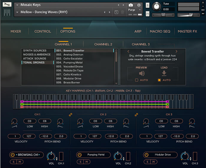 Heavyocity Mosaic Keys : Mosaic-Keys_Options