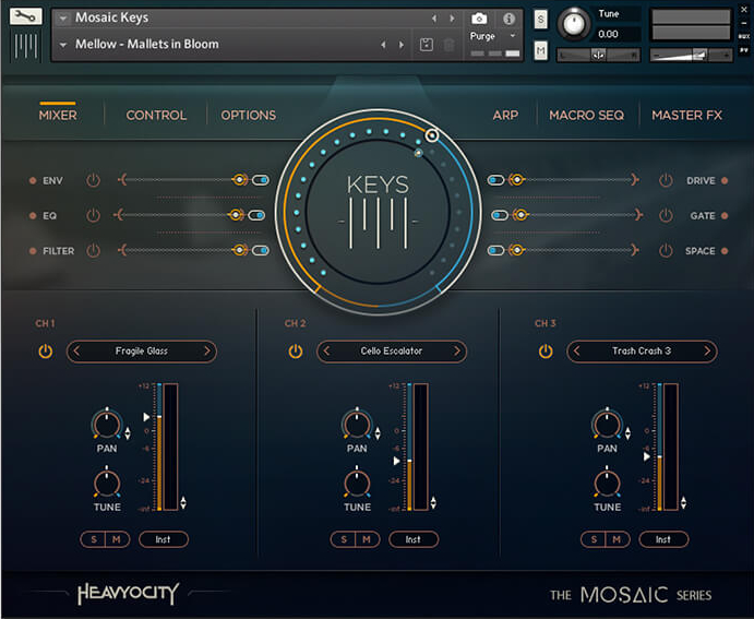Heavyocity Mosaic Keys : Mosaic-Keys_Mixer