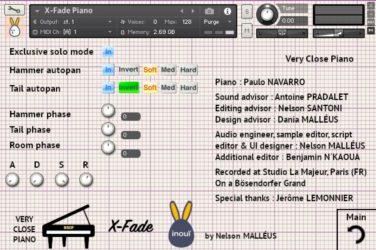 VCP - X-Fade Settings