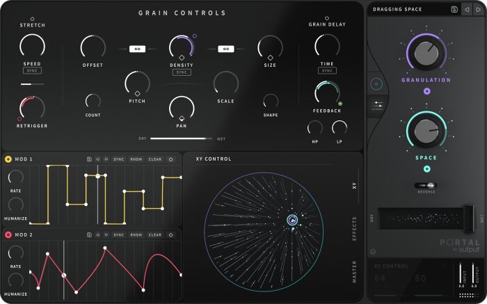 Output - PORTAL - Granular FX Plugin - Advanced Page Output - PORTAL - Granular FX Plugin - Advanced Page