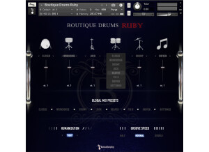 Musical Sampling Boutique Drums - Ruby