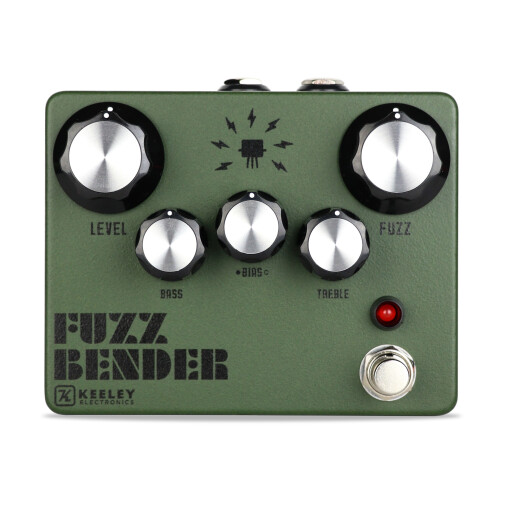 Keeley-Electronics-Fuzz-Bender-Effect-Pedal-Army-Front Keeley-Electronics-Fuzz-Bender-Effect-Pedal-Army-Front