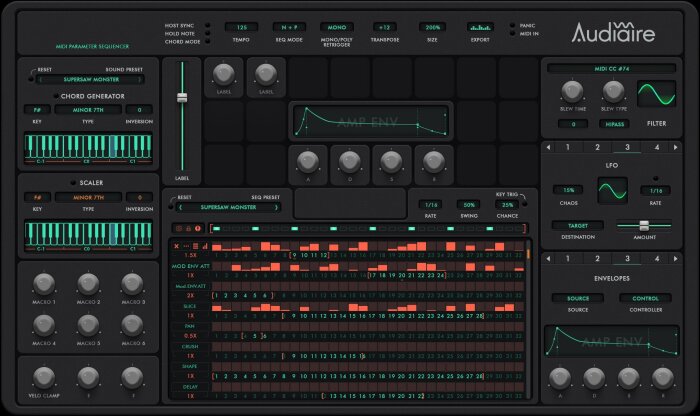Audiaire MIDI CC Audiaire MIDI CC