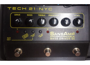 Tech 21 SansAmp Bass Driver DI Programmable (47194)