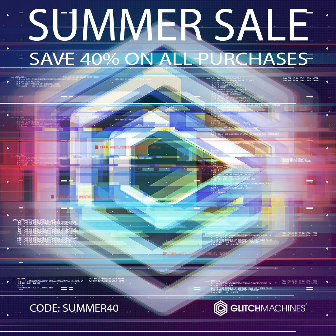 Glitchmachines Summer Sale