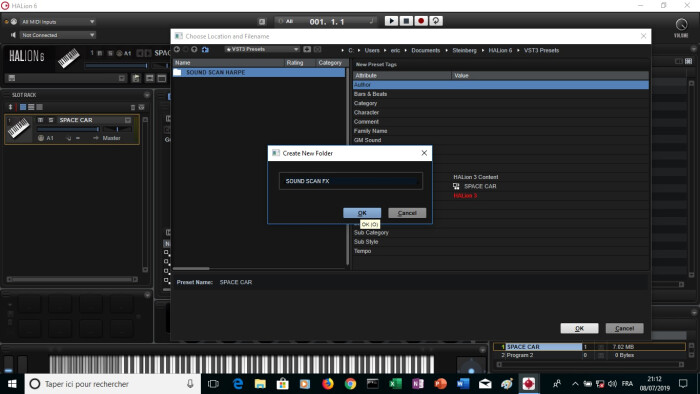 Steinberg HALion : image 26 CREATION D UNE NOUVELLE BANK Steinberg HALion : image 26 CREATION D UNE NOUVELLE BANK