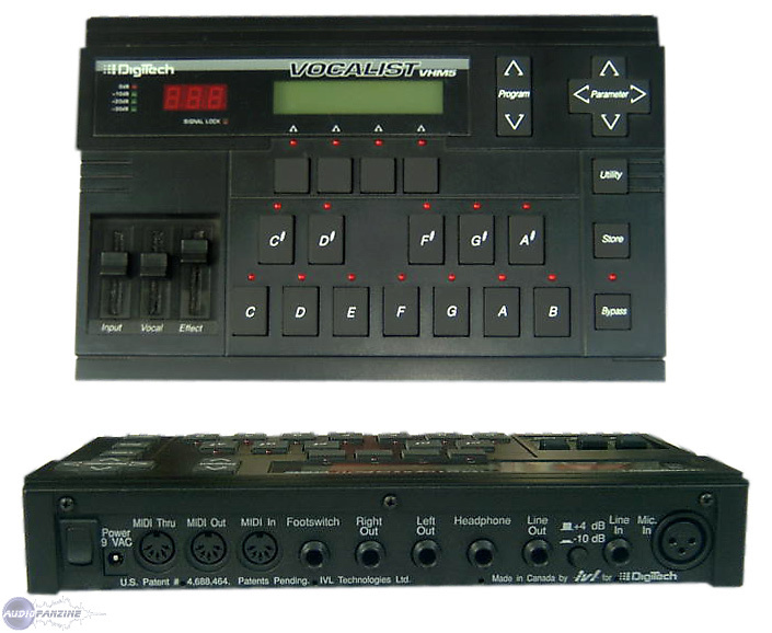Vintage Digitech VHM5 Vocalist Harmonizer Pitch Correction