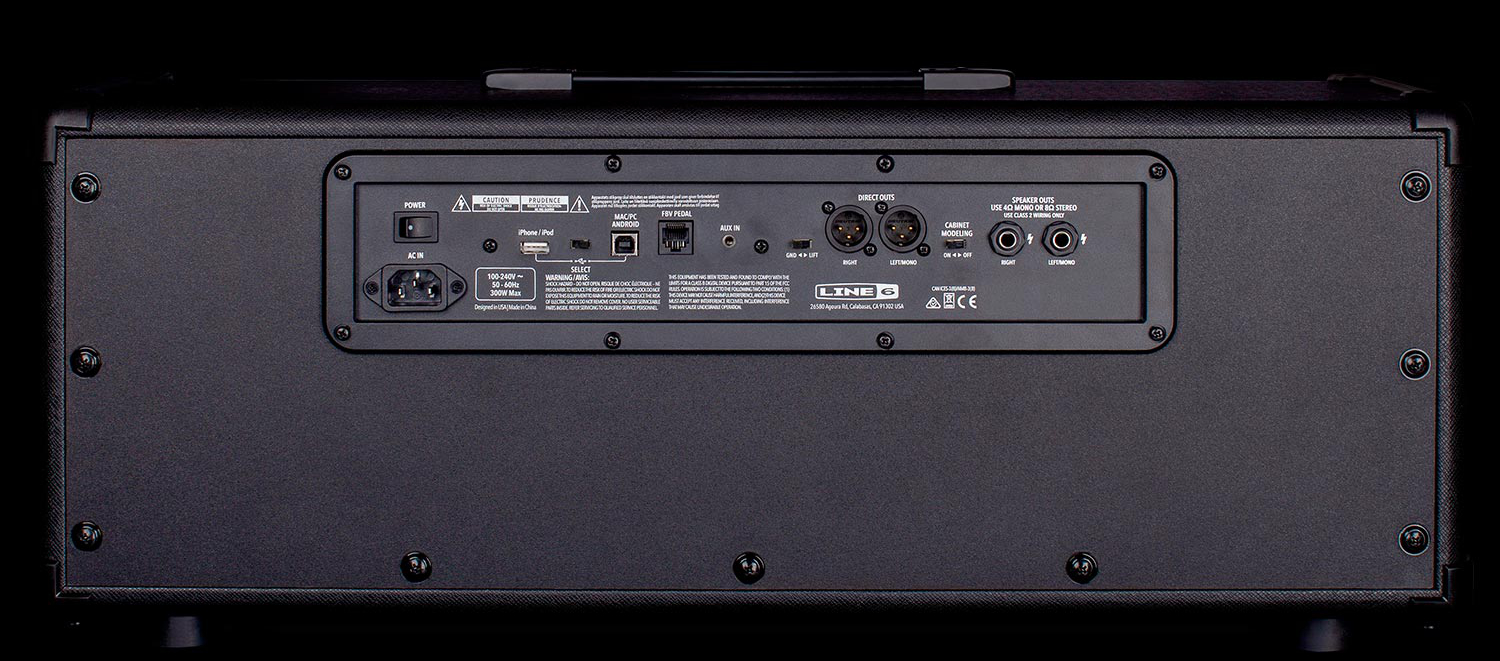 Line 6 Spider V 240HC MkII : V 240 HC Back