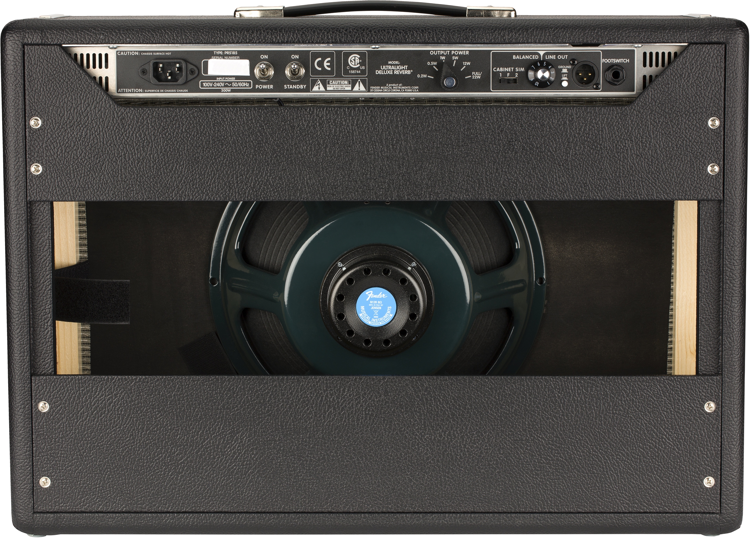 Fender Tone Master Deluxe Reverb : 2274103000_amp_back_001_nr
