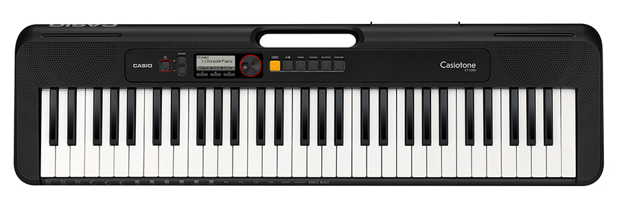 Casio Casiotone CT-S200 : CT-S200BK_F