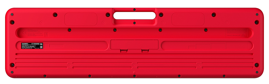 Casio Casiotone CT-S200 : CT-S200RD_Bottom-01