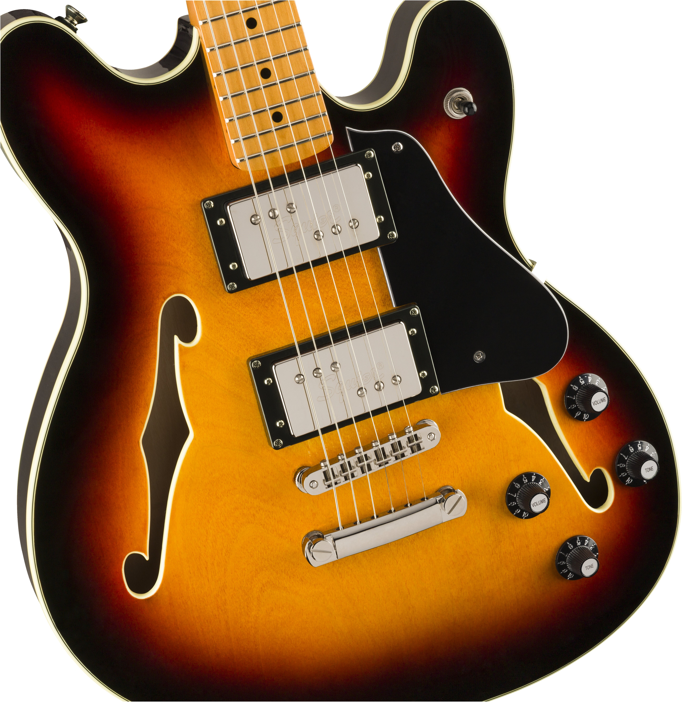 Squier Classic Vibe Starcaster : Classic Vibe Starcaster Sunburst Close