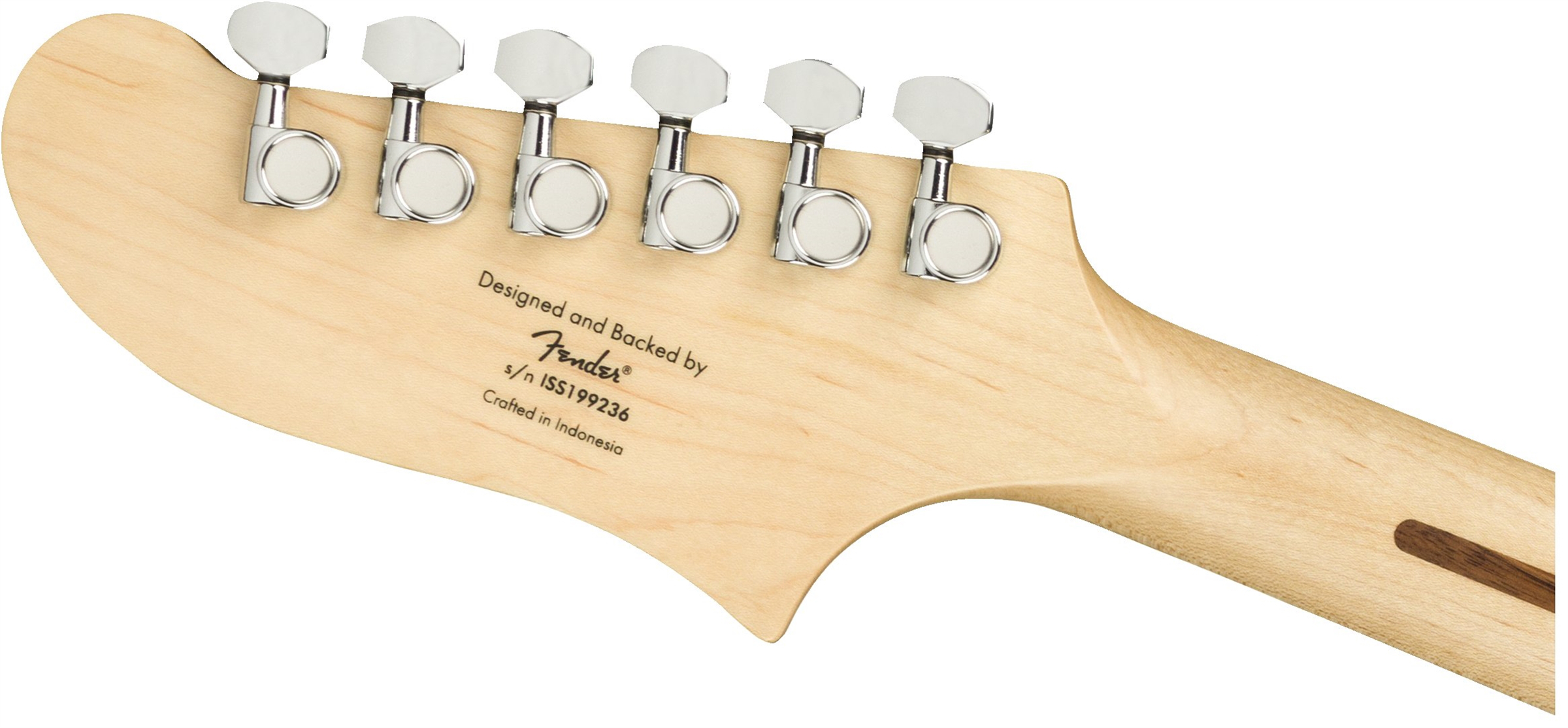 Squier Affinity Starcaster : Affinity Starcaster Head Rear