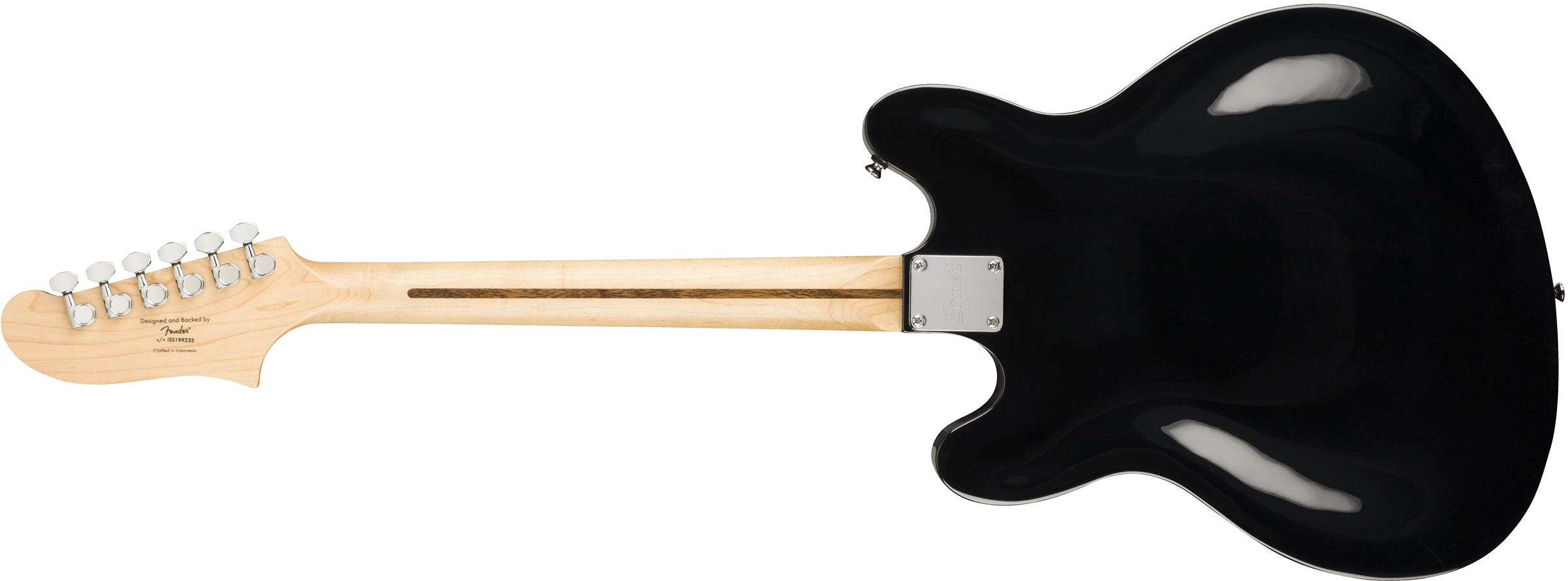 Squier Affinity Starcaster : Affinity Starcaster Black Rear