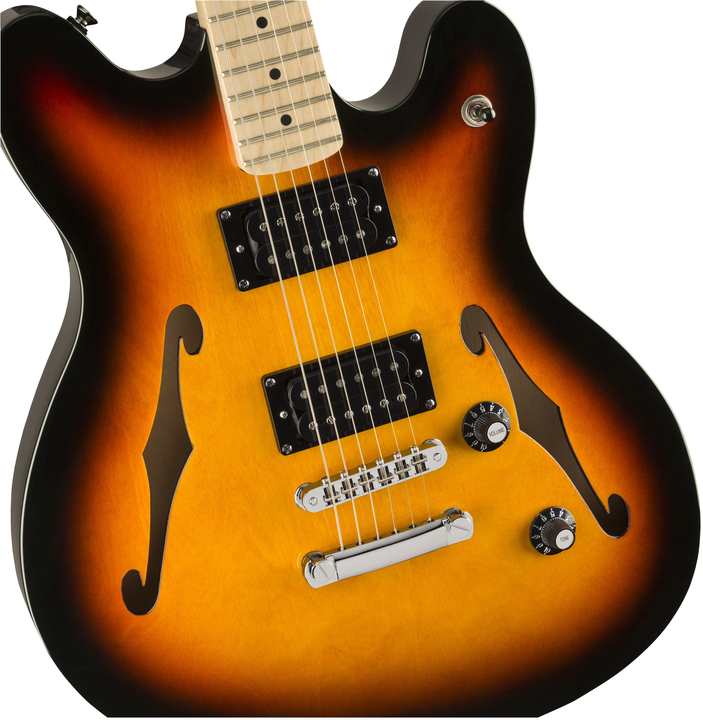 Squier Affinity Starcaster : Affinity Starcaster Sunburst Close