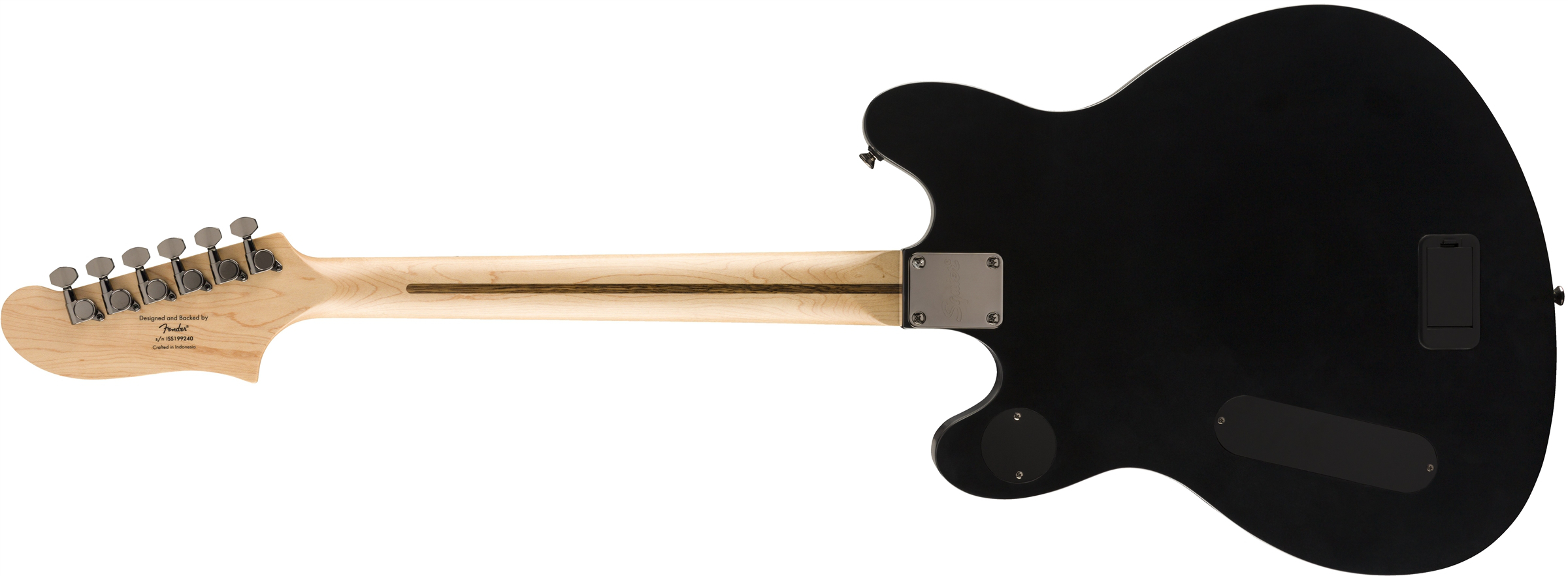 Squier Contemporary Active Starcaster : C Active Starcaster Black Rear
