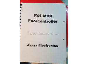 Axess Electronics FX1 MIDI Footcontroller