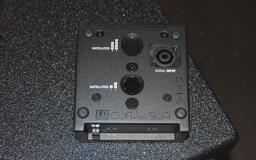LD Systems CURV 500 Touring Set : connectiques