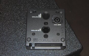 LD Systems CURV 500 Touring Set : connectiques LD Systems CURV 500 Touring Set : connectiques