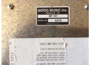 Moog Music MF-101 Lowpass Filter (37026)
