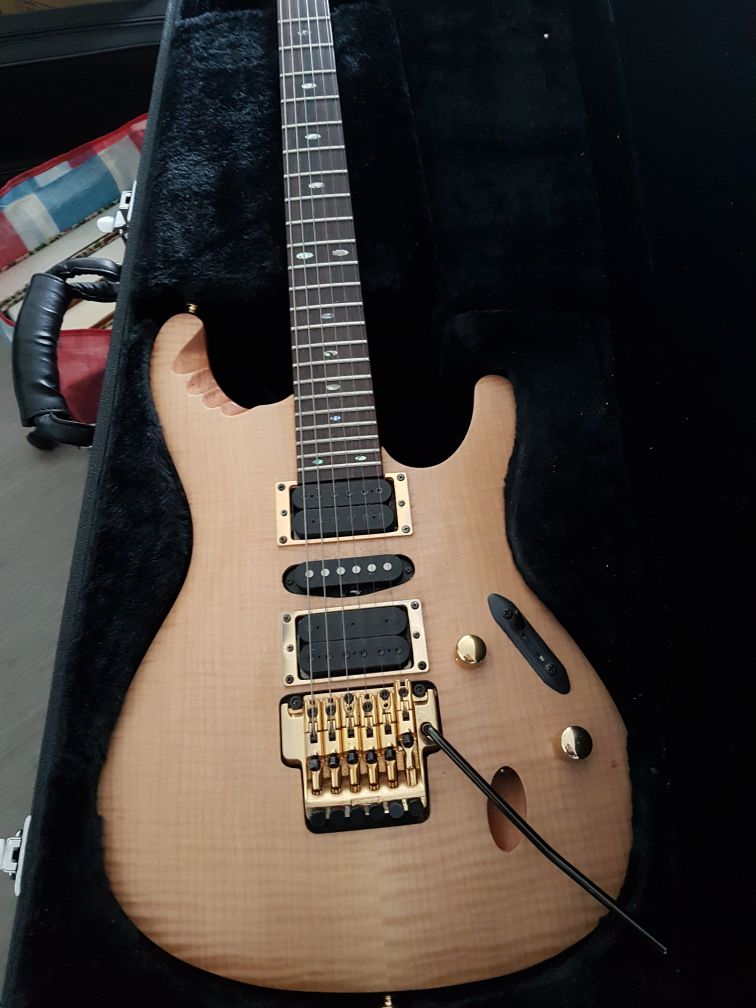 Ibanez HERMAN LI Egen8-plb SC - érable flammé naturel