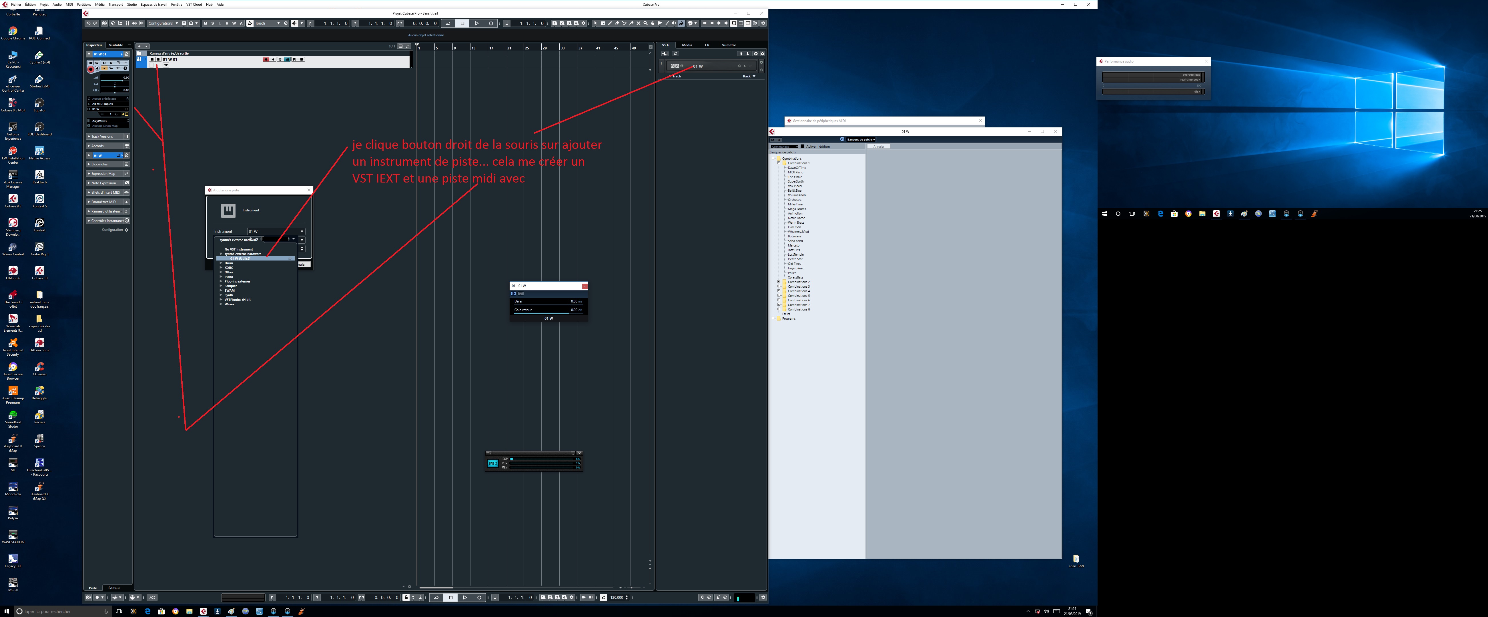 7 je clique et crée mon 01 vstiext