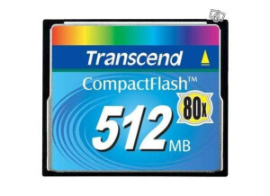 Transcend CompactFlash 512mb 80X (2453)