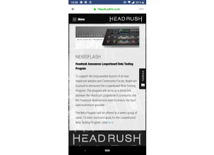 HeadRush Electronics Looperboard (52306)