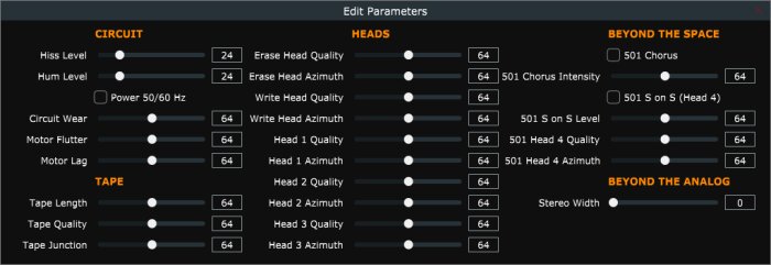 GS-201 Mk II Edit Panel GS-201 Mk II Edit Panel