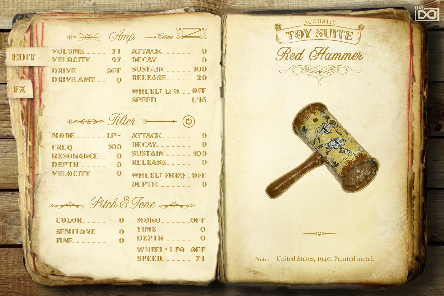 Toy-Suite_GUI_Acoustic_Red-Hammer