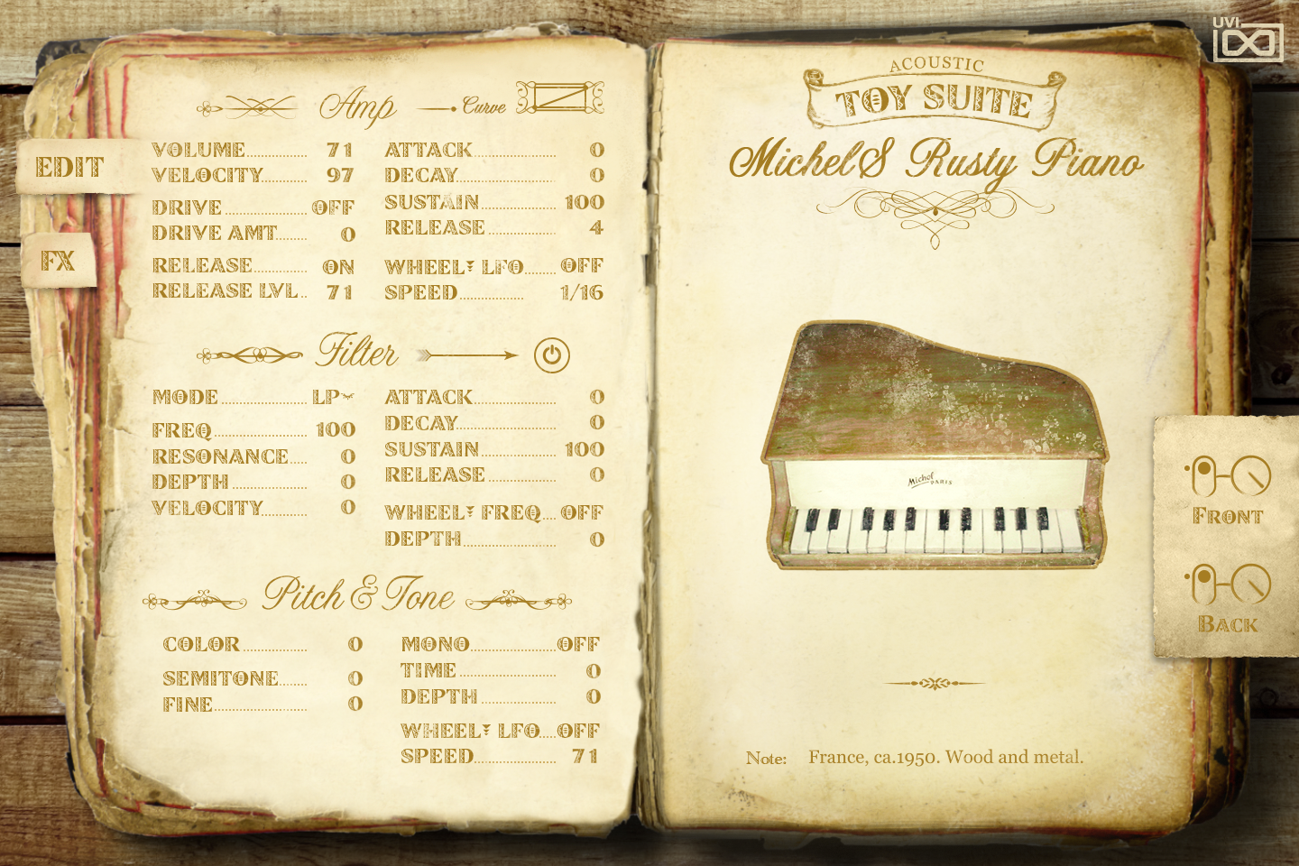 Toy-Suite_GUI_Acoustic_MichelS-Rusty