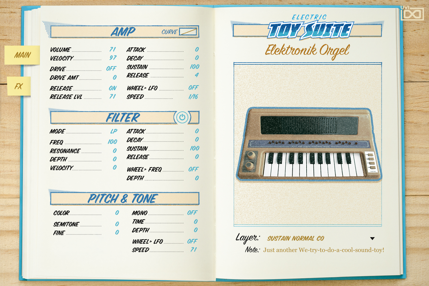 TOY-SUITE_GUI_Electric_Elektronik-Orgel
