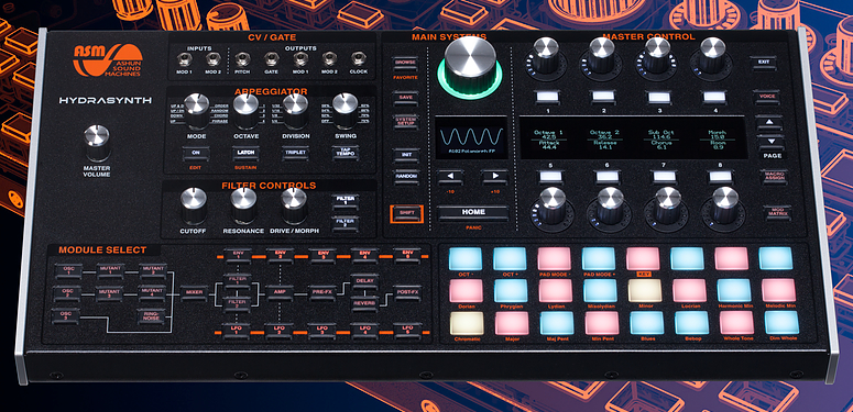 Ashun Sound Machines Hydrasynth Desktop / Rack : Hydrasynth Desktop