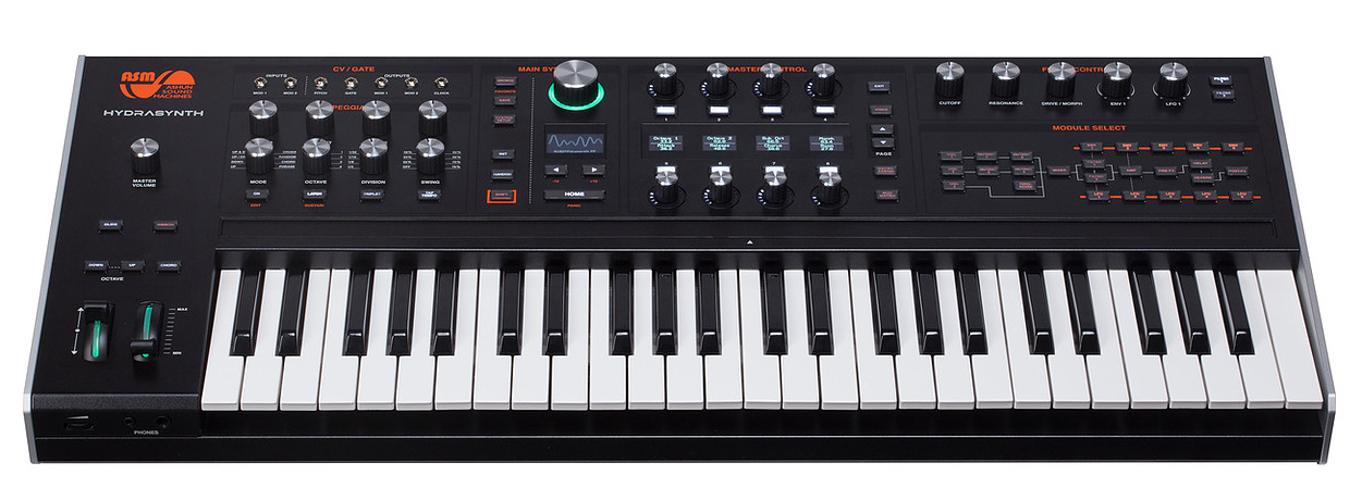 Ashun Sound Machines Hydrasynth : Hydrasynth Keyboard White BG