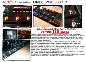 Annonce PODHD 500 02