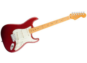 Fender American Deluxe V-neck Candy Apple Red Maple