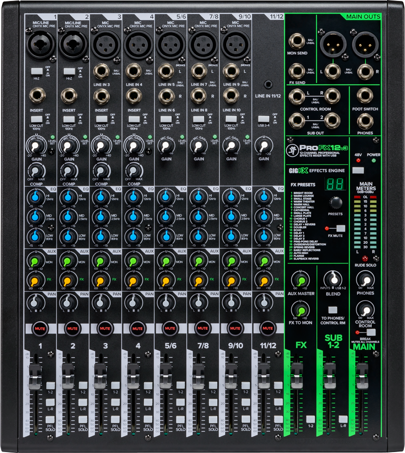 Mackie ProFX12v3 : Mackie ProFX12v3
