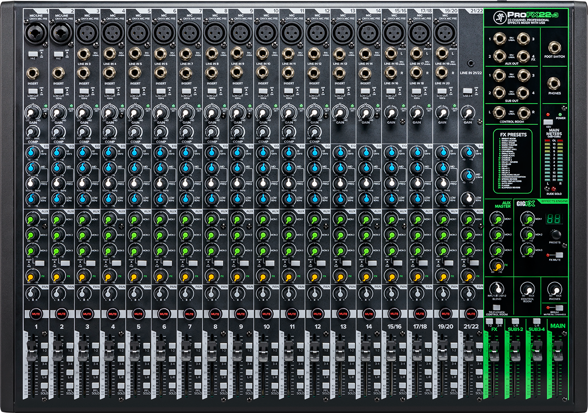 Mackie ProFX22v3 : Mackie ProFX22v3