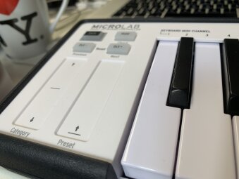 Arturia Microlab : molettes Arturia Microlab : molettes