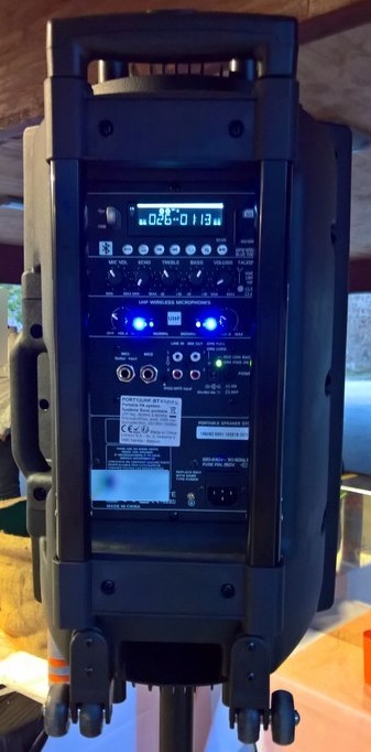 Ibiza Sound IBIZA PORT12VHF USB-MP3 & 2 MICROS VHF