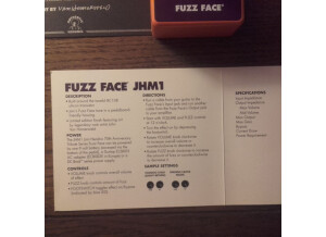MXR JHM1 - Jimi Hendrix 70th Anniversary Tribute Fuzz Face (22992)
