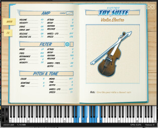 UVI Toy Suite : violin