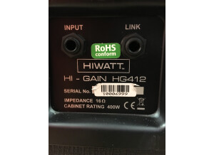 Hiwatt HG412 Cabinet