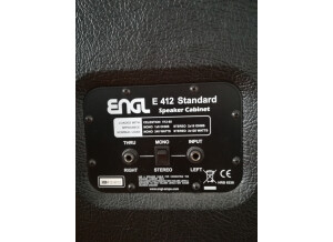 ENGL E412SG Standard Straight 4x12 Cabinet (66744)