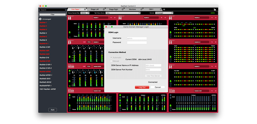 RedNet Control DDM