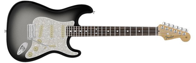 Fender-Silverburst-Stratocaster Fender-Silverburst-Stratocaster