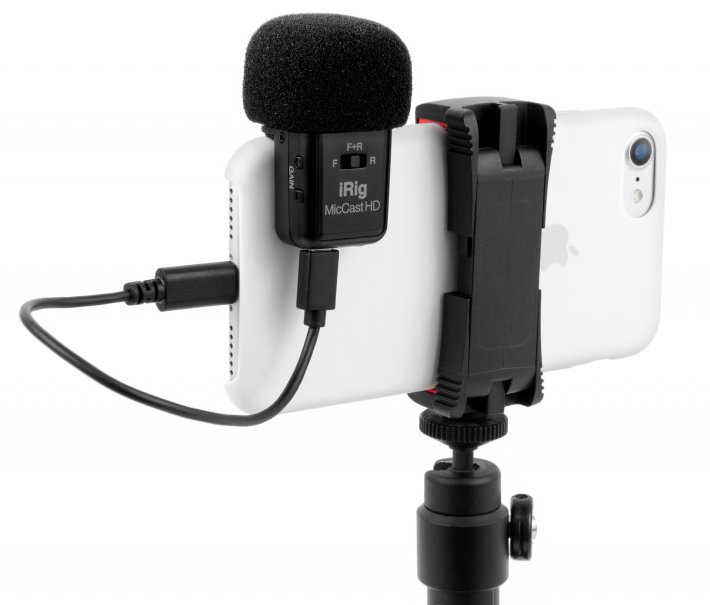 IK Multimedia iRig Mic Cast HD : iRig Mic Cast HD iPhone