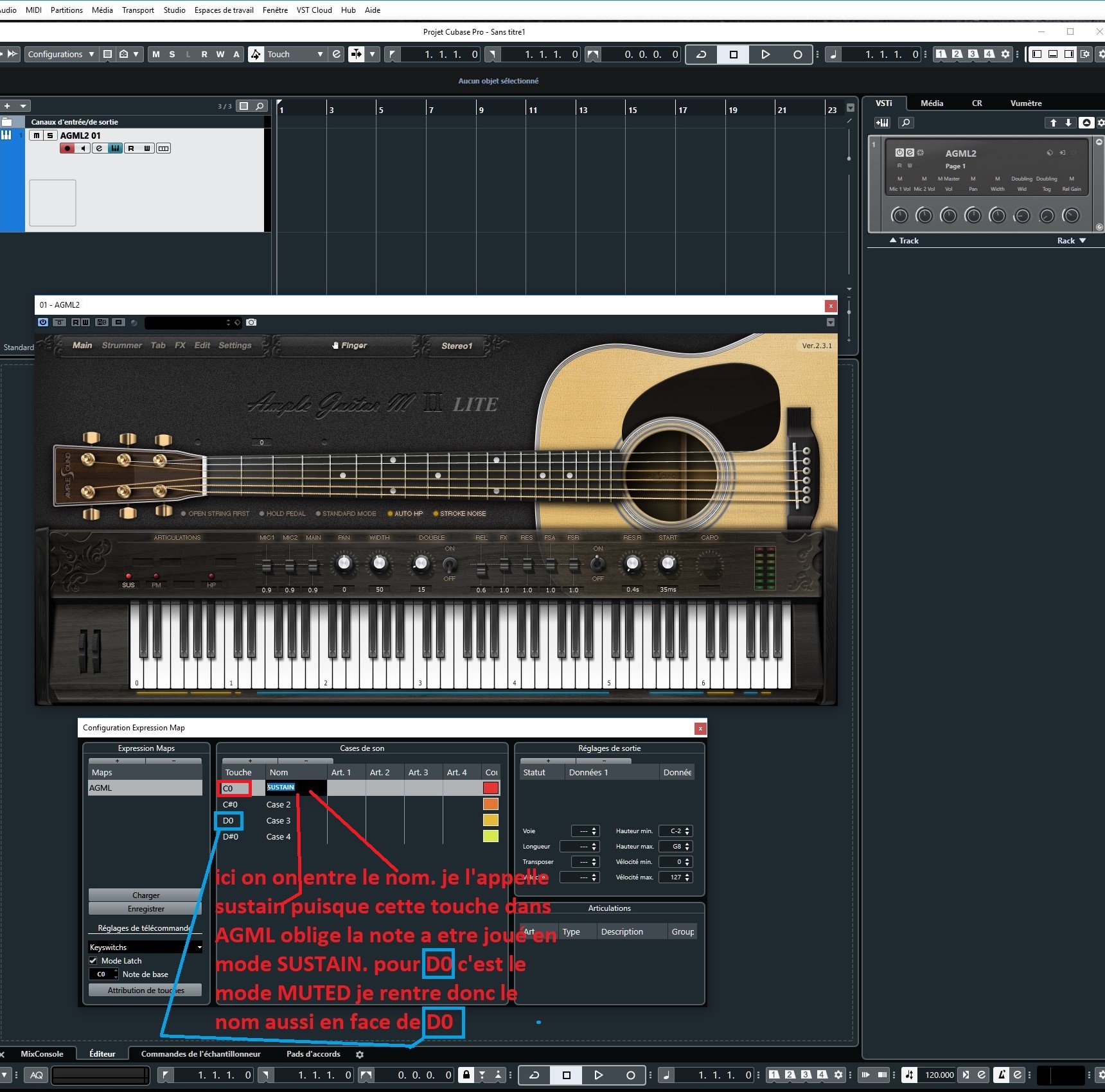 10 on entre les noms de commande pour mieux les identifier dans l inspecteur
