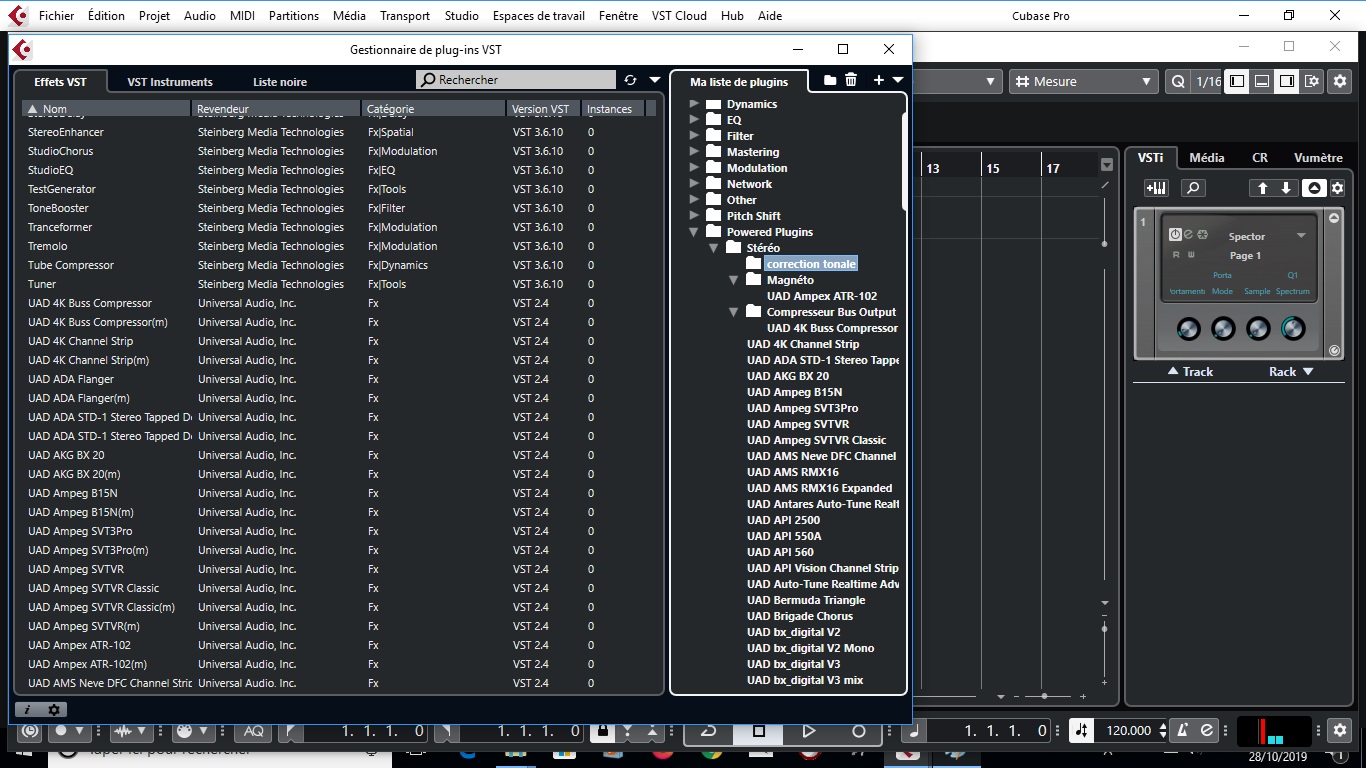 Steinberg Cubase Pro 8 : 21 et je continue mes créations de sous dossier jusqu au moment où tout sera classé